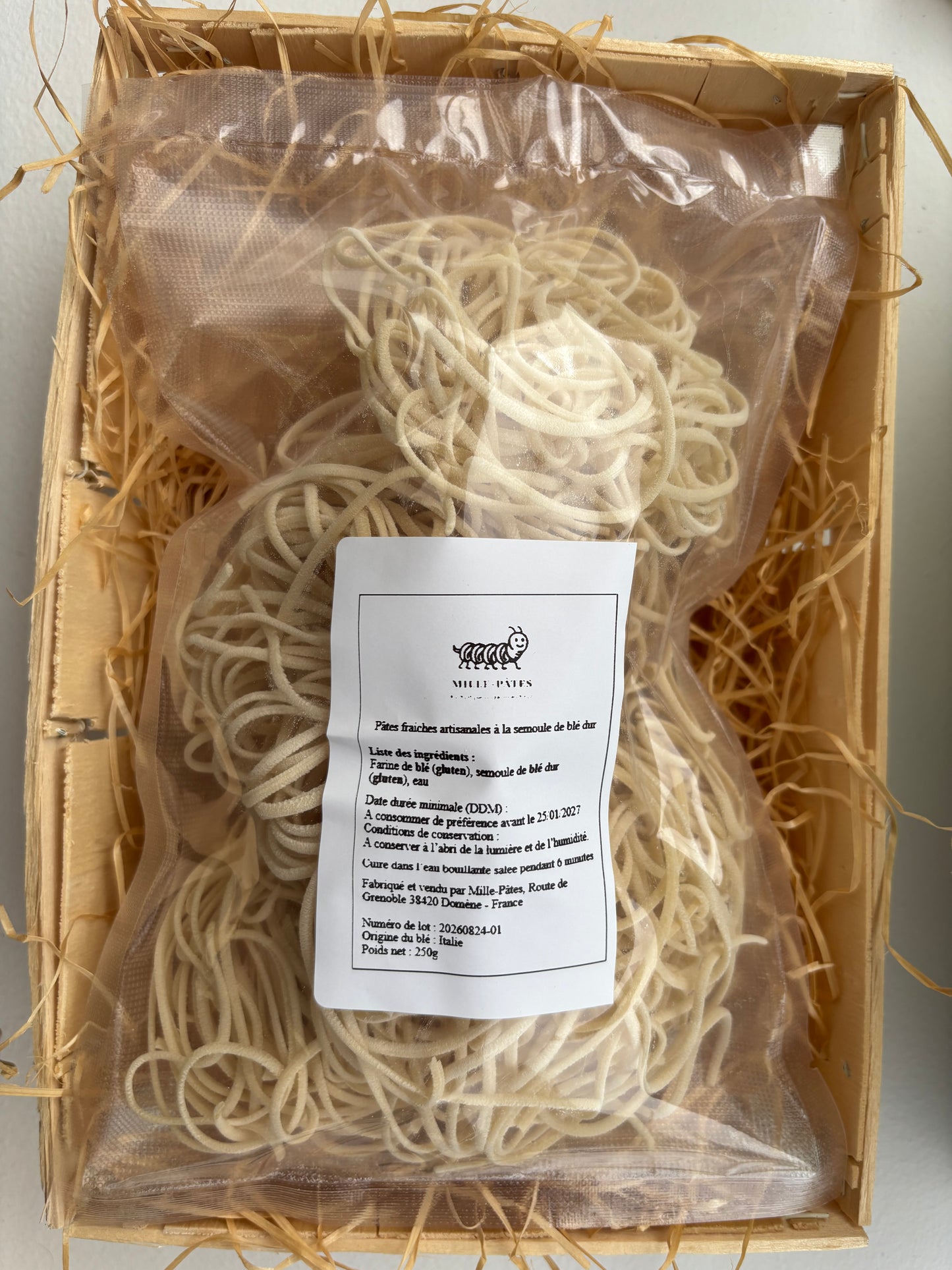 Linguine artisanales, en nids à la semoule blé dur