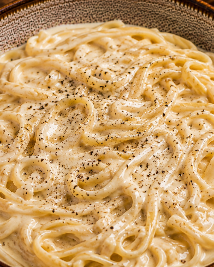 Fettucine aux oeufs frais et sa sauce Alfredo