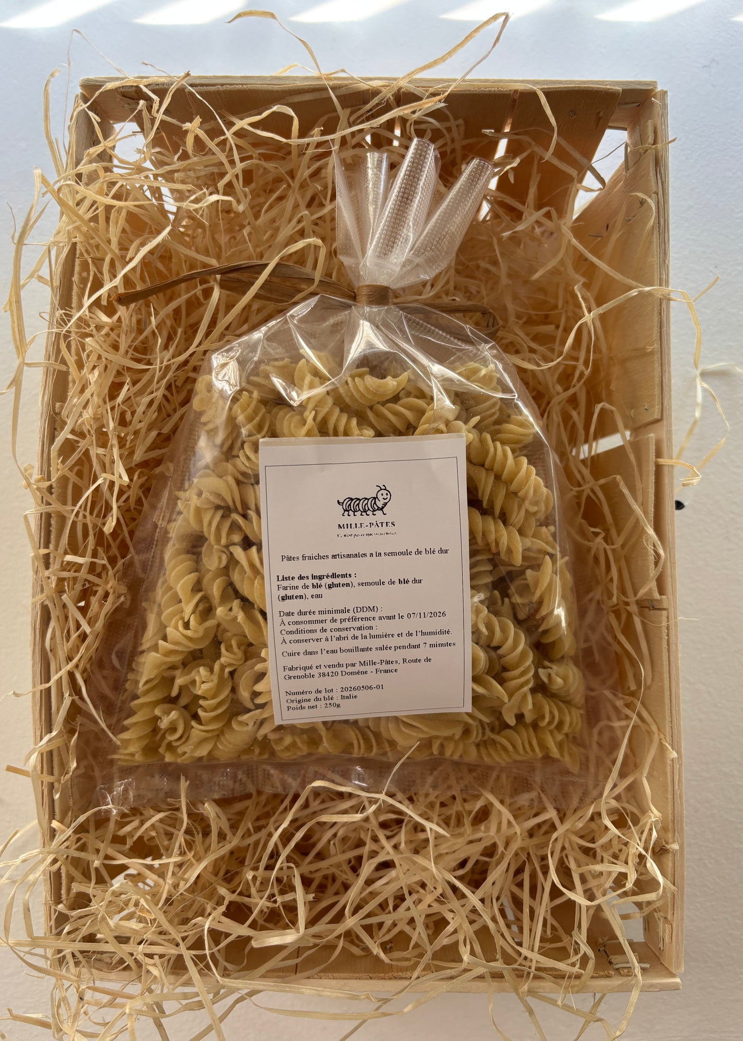 Fusilli artisanaux à la semoule blé dur