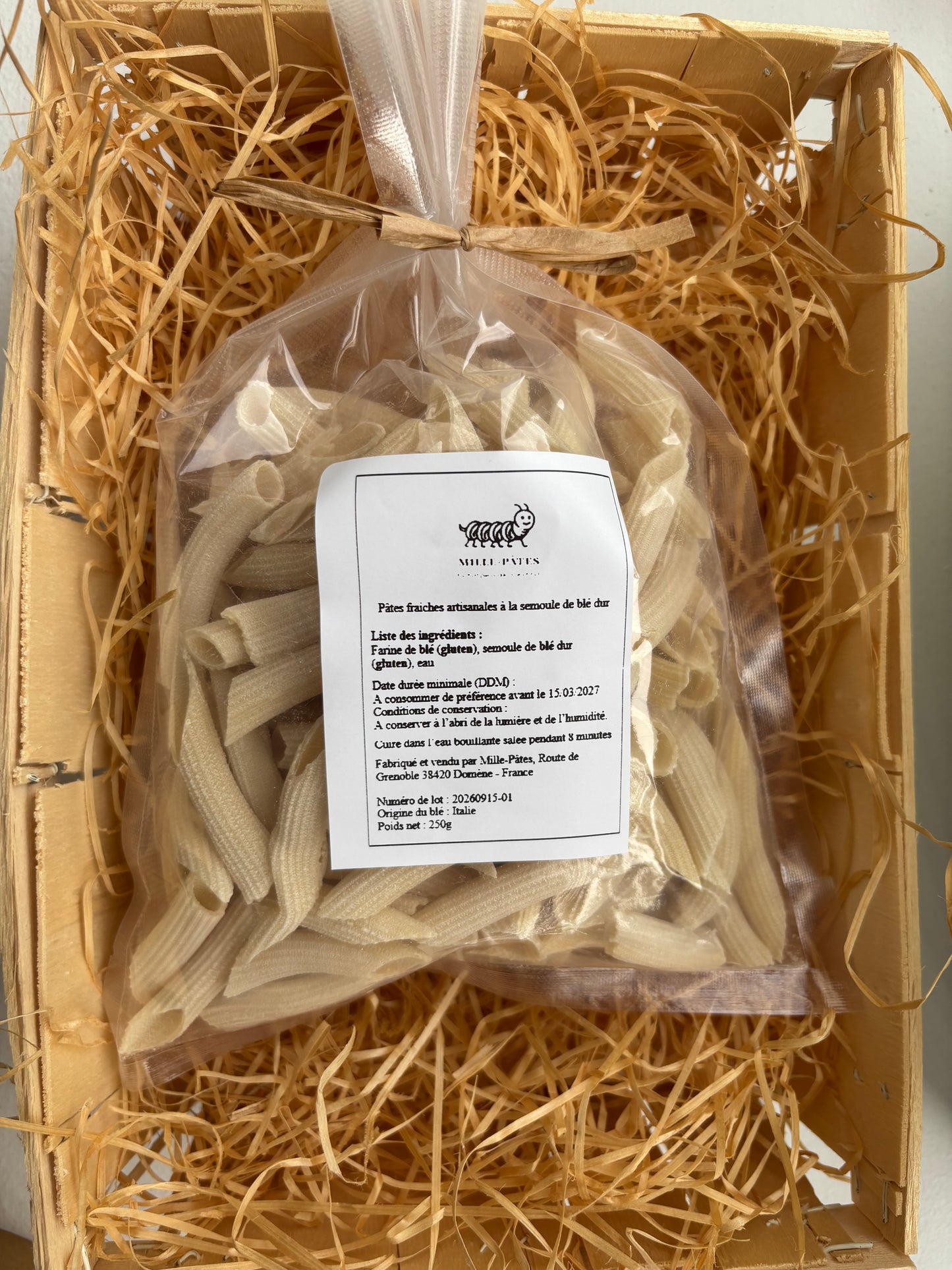 Penne artisanaux à la semoule blé dur